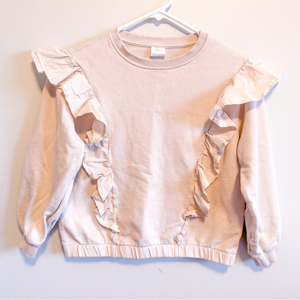 Zara Kids Ruffked Sweatshirt - 11/12 years
